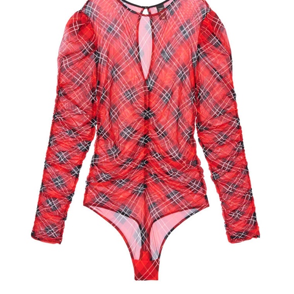 Victoria's Secret VERY SEXY Ruched Mesh Bodysuit - Picture 3 of 5
